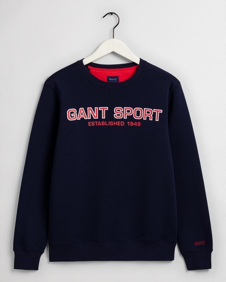 GANT Sport Erkek Lacivert Sweatshirt_0