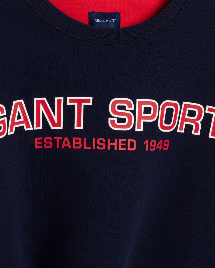GANT Sport Erkek Lacivert Sweatshirt_1
