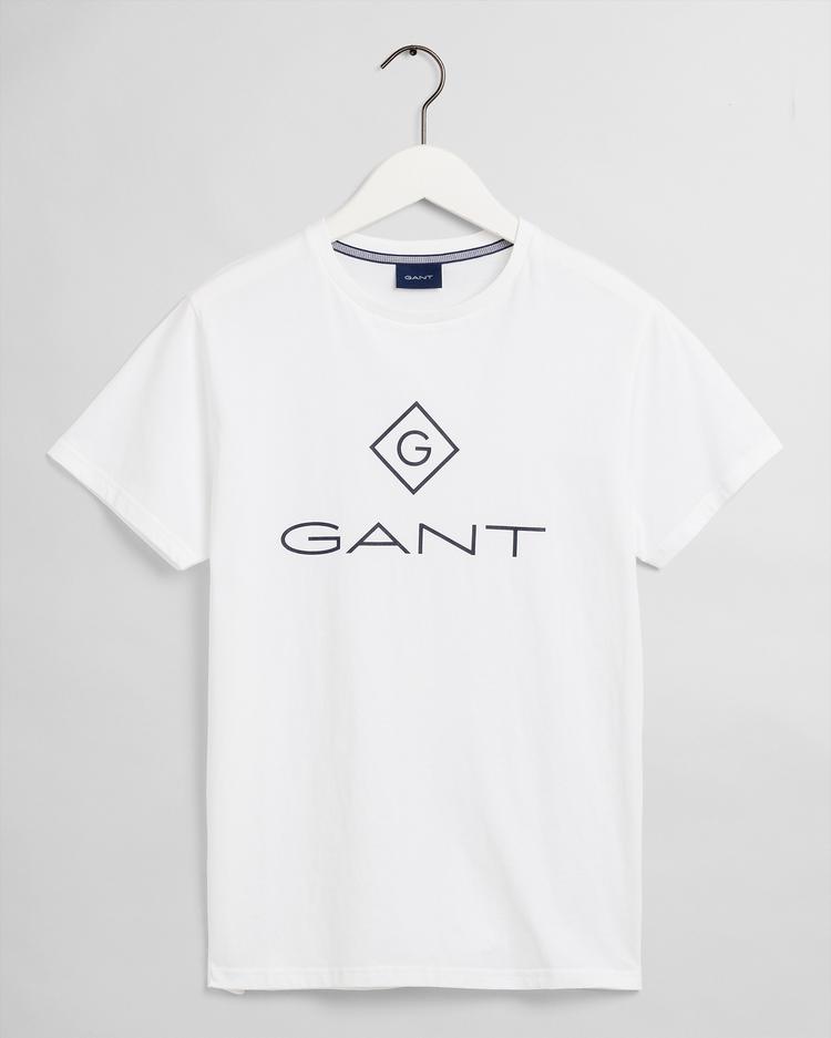 Gant Erkek Beyaz T-Shirt_6