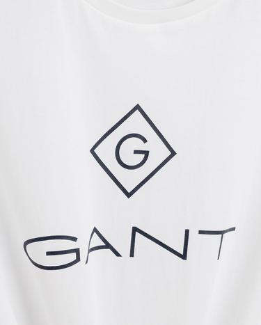 Gant Erkek Beyaz T-Shirt_10