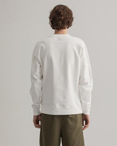 Gant Erkek Beyaz Sweatshirt_2