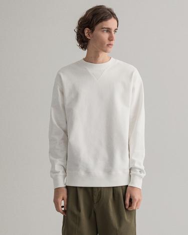Gant Erkek Beyaz Sweatshirt_0