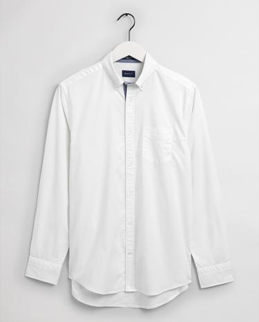 Gant Erkek Beyaz Regular Fit Tech Prep Gömlek_0