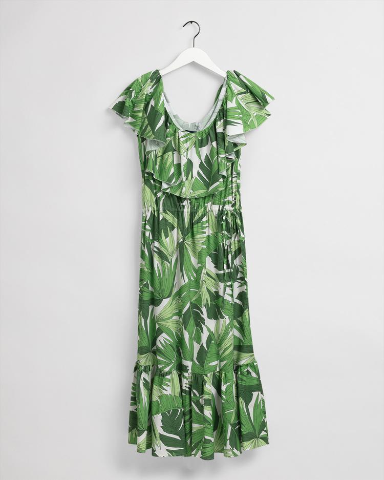 GANT Kadın Yeşil Desenli Elbise