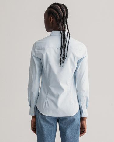 GANT Kadın Mavi Slim Fit Stretch Oxford Gömlek_1