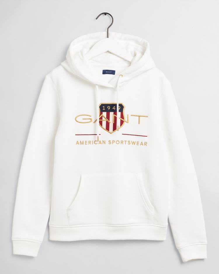 GANT Kadın Beyaz Regular Fit Sweatshirt