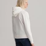 GANT Kadın Beyaz Regular Fit Fermuarlı Sweatshirt