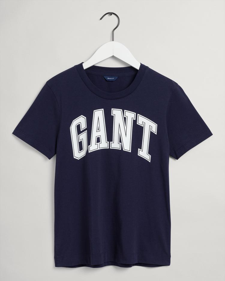 GANT Kadın Lacivert Relaxed Fit T-Shirt