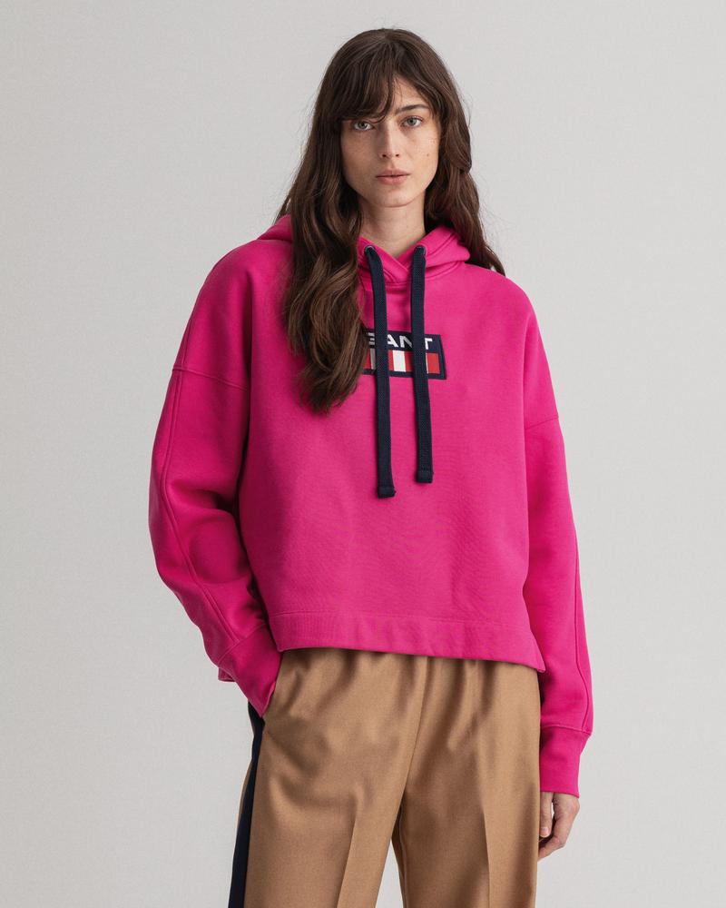 GANT Kadın Pembe Oversize Fit Sweatshirt