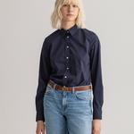 Gant Kadın Lacivert Regular Fit Gömlek