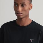 GANT Erkek Siyah Regular Fit Uzun Kollu T-Shirt