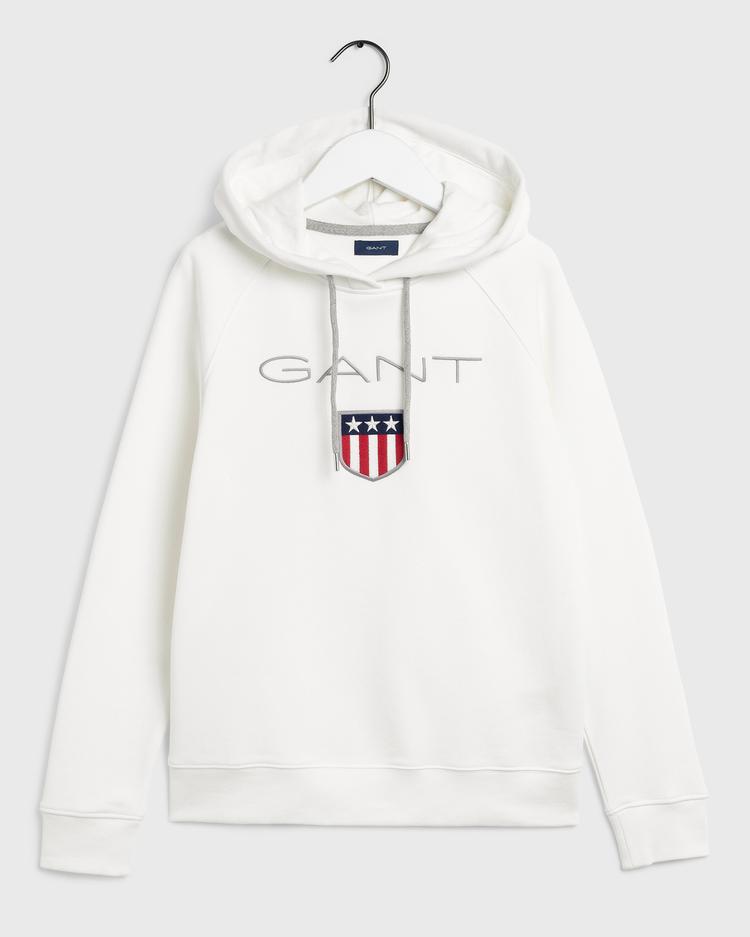 GANT Kadın Beyaz Regular Fit Sweatshirt