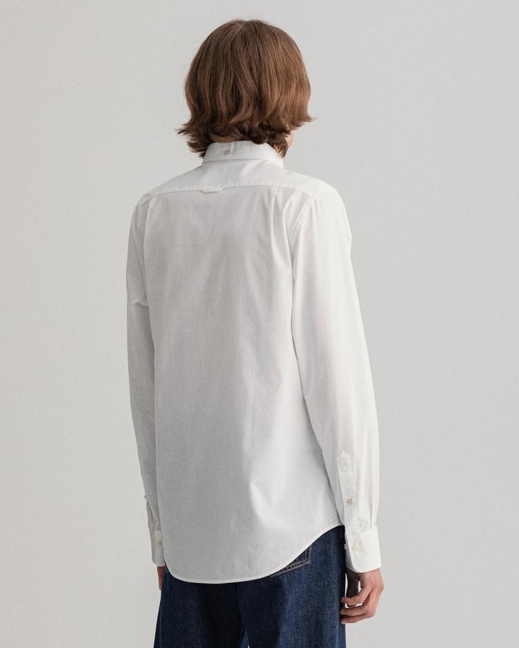 Gant Erkek Beyaz Slim Fit Gömlek_6