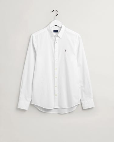 Gant Erkek Beyaz Slim Fit Gömlek_7