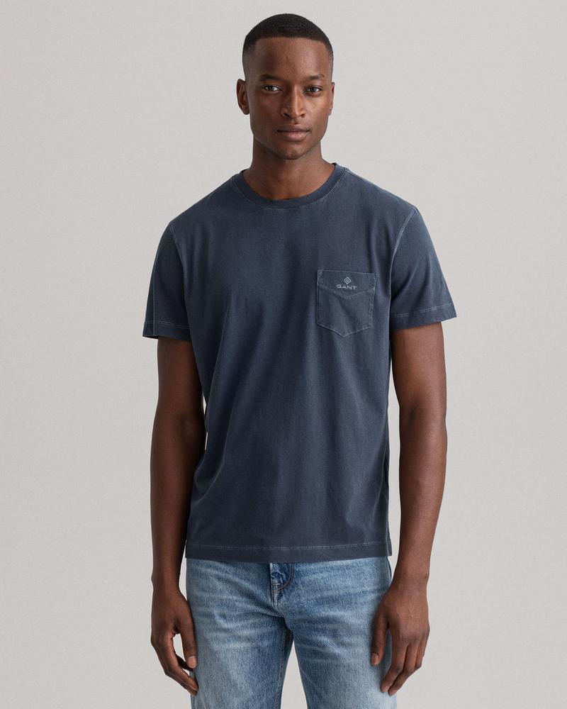 Gant Erkek Lacivert Relaxed Fit T-shirt