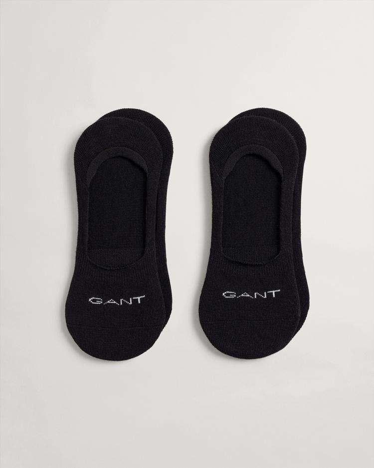 Gant Kadın Siyah Logolu 2'li Çorap
