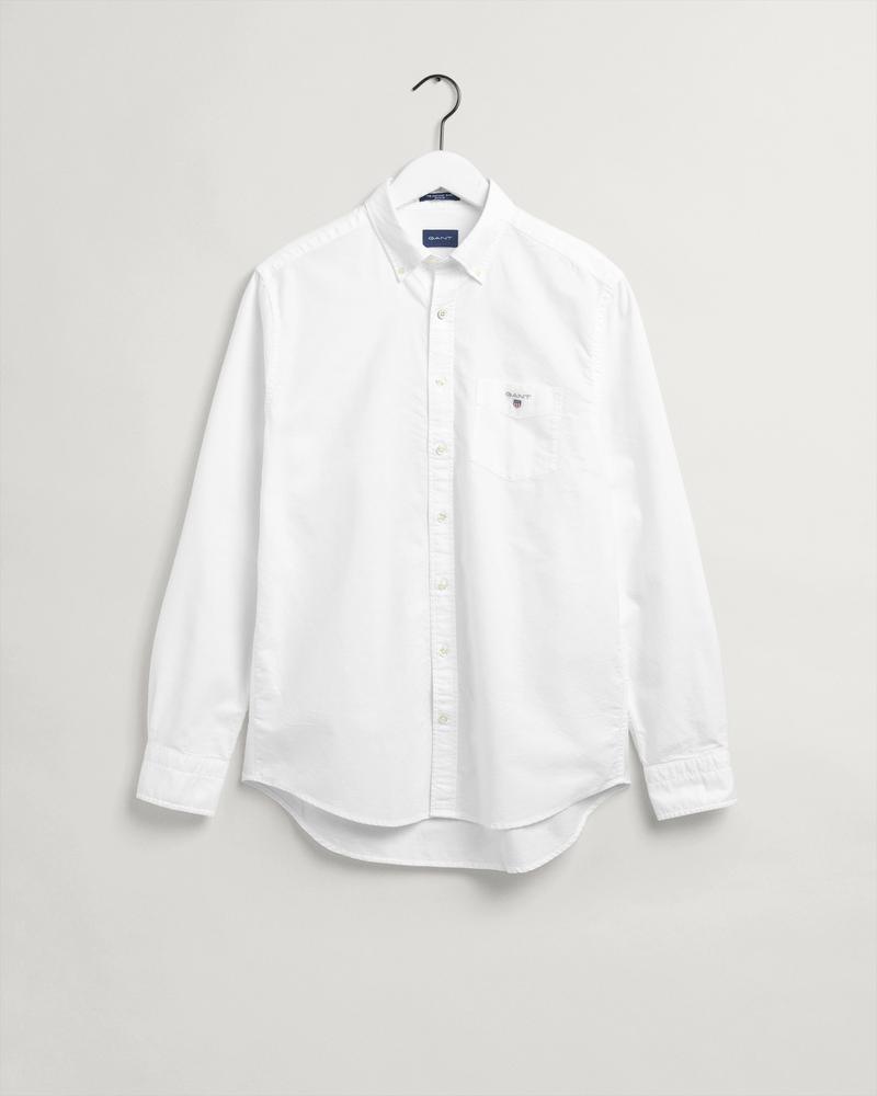 Gant Erkek Beyaz Regular Fit Oxford Gömlek