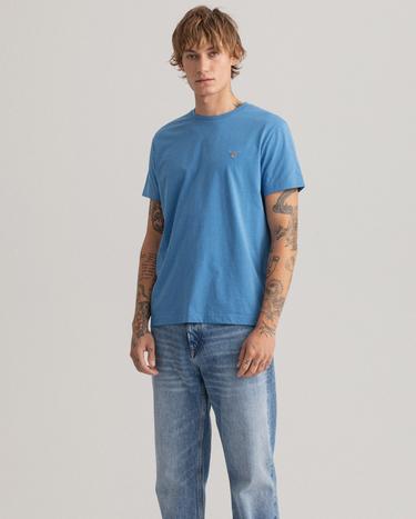 GANT Erkek Mavi T-Shirt_6