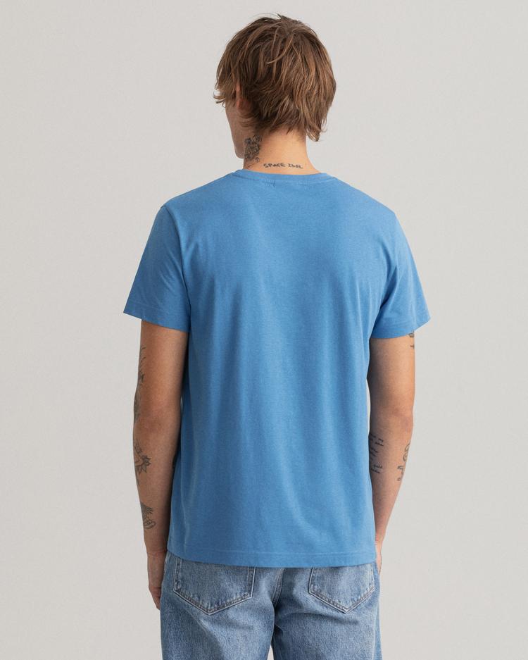 GANT Erkek Mavi T-Shirt_2