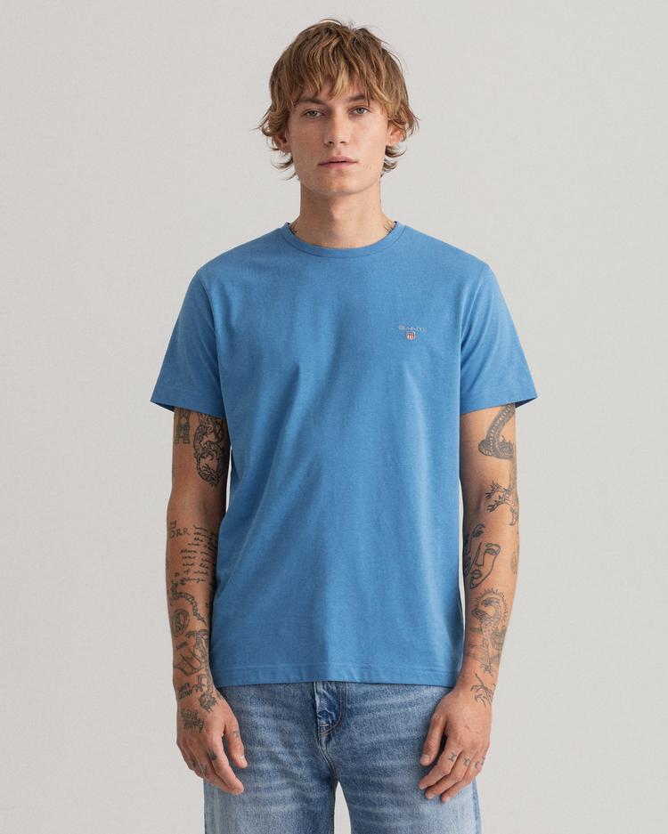 GANT Erkek Mavi T-Shirt_0