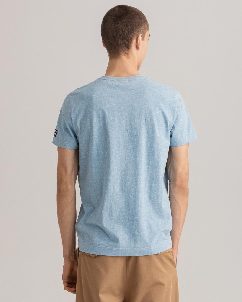 Gant Erkek Mavi Regular Fit T-shirt